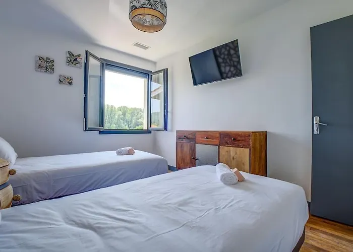 Combe Jolie Clim, Piscine & Jacuzzi 別荘 サン・ヴァンサン・ド・コース